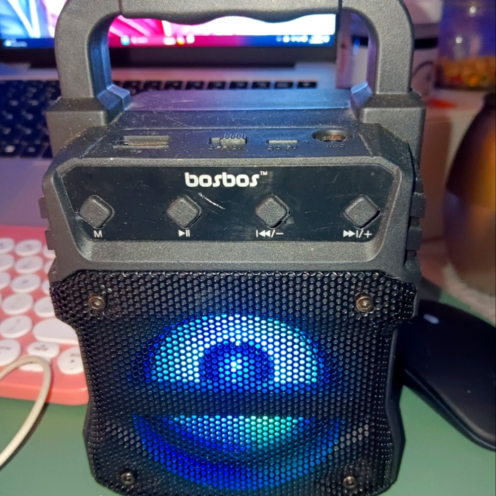 Boston Bluetooth speaker with lights